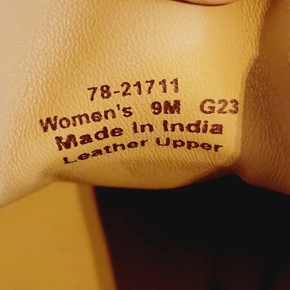 Johnston & Murphy Alice Brogue Leather Oxford Shoes , Size 9 - Picture 7 of 7